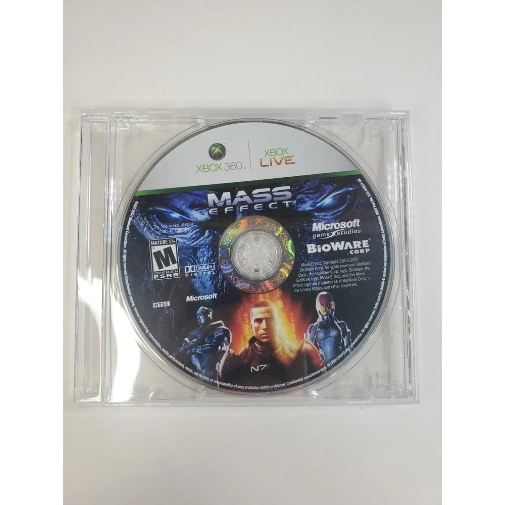 Mass Effect Trilogy Xbox 360 Microsoft Three Game Lot Bundle Tested Working